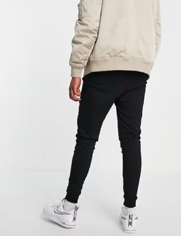 Set pantaloni 2 perechi ASOS, gri/negru