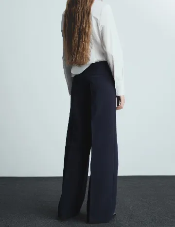 Pantaloni Mango, bleumarin