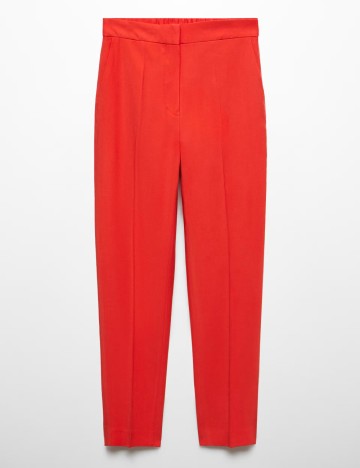 Pantaloni Mango, rosu
