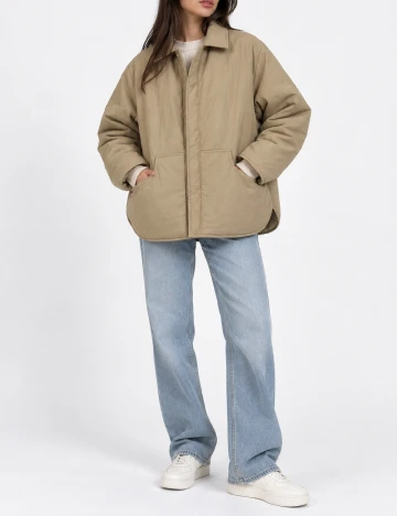 Geaca Oversize ASOS, bej
