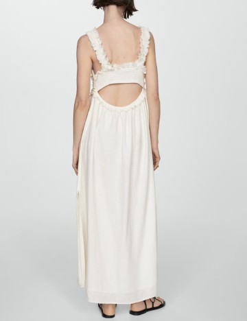 Rochie lunga Mango, alb
