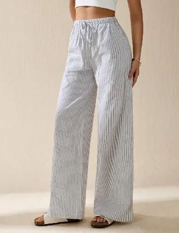 Pantaloni SHEIN, alb