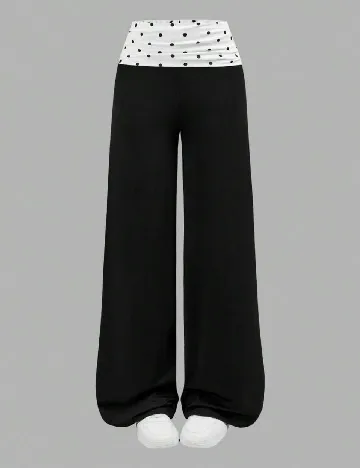Pantaloni Shein Kids, negru