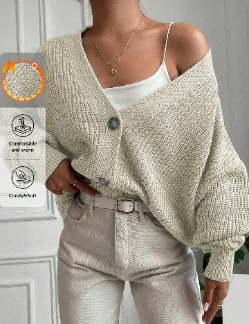 Cardigan SHEIN, bej