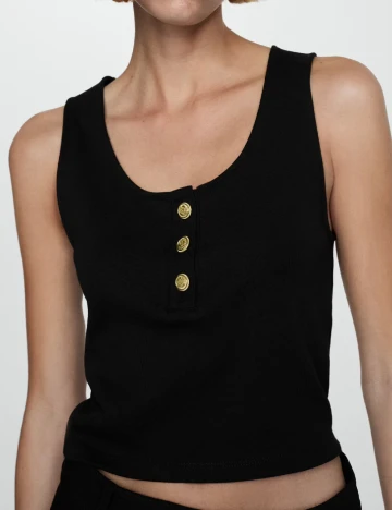 Top Mango, negru