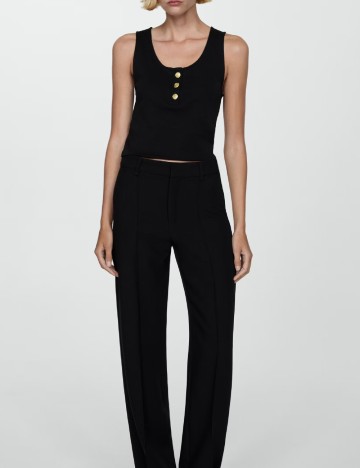 Top Mango, negru