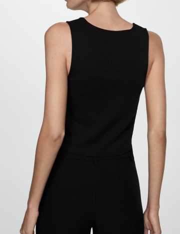 Top Mango, negru