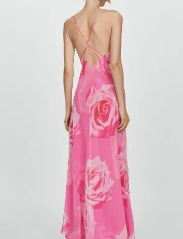 Rochie lunga Mango, roz