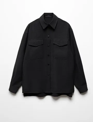Camasa Mango, negru