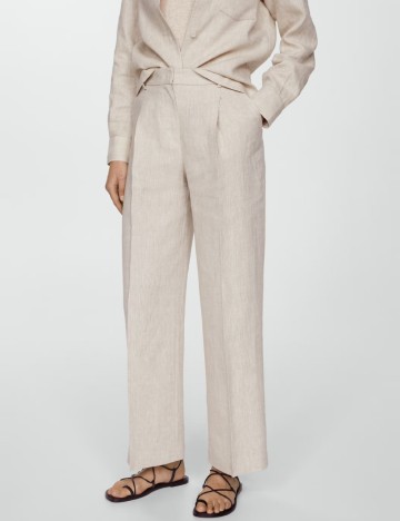Pantaloni Mango, bej