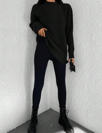 Pulover SHEIN, negru