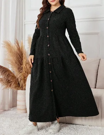 Rochie lunga SHEIN CURVE, negru