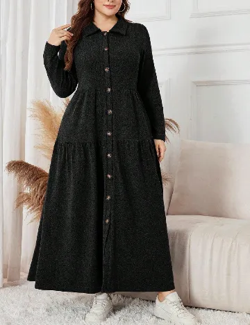 Rochie lunga SHEIN CURVE, negru