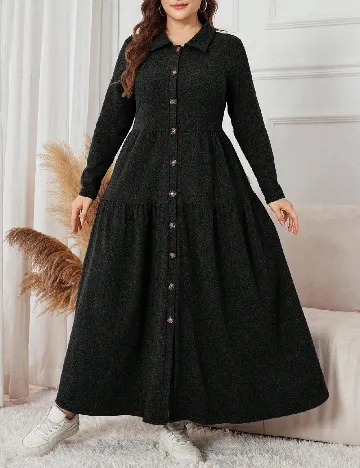 Rochie lunga SHEIN CURVE, negru