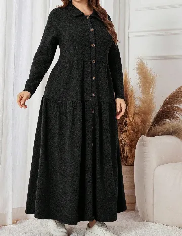 Rochie lunga SHEIN CURVE, negru