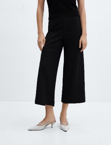 Pantaloni Mango, negru