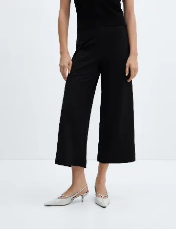 Pantaloni Mango, negru