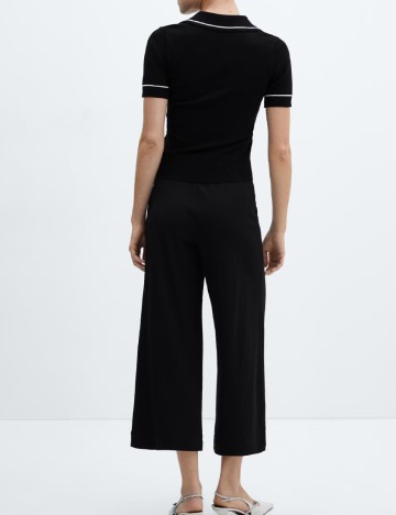 Pantaloni Mango, negru