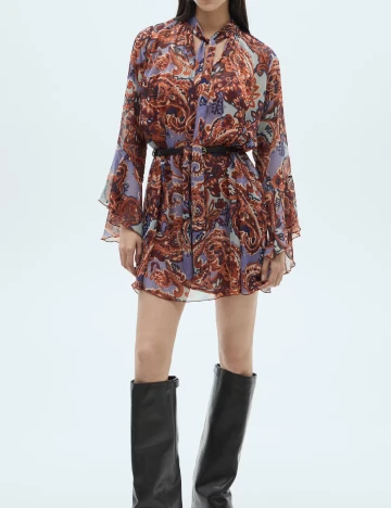 Rochie scurta Mango, mix culori