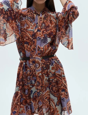 Rochie scurta Mango, mix culori