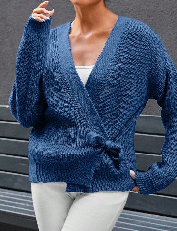 Cardigan SHEIN, albastru