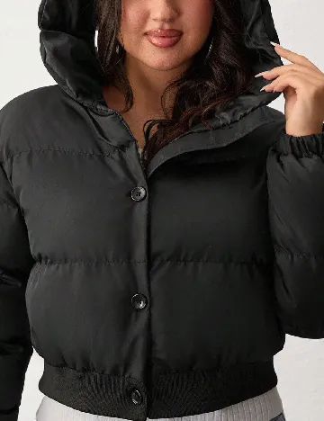 Geaca SHEIN CURVE, negru