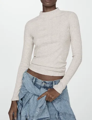 Bluza Mango, gri