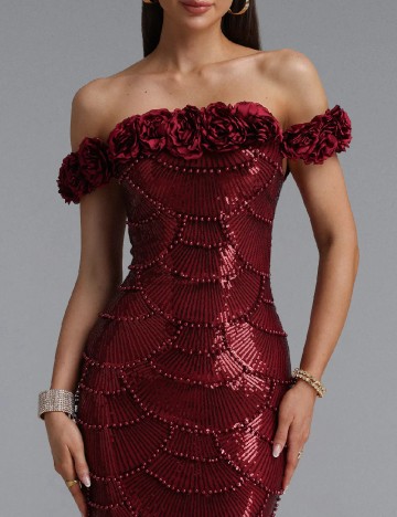 Rochie lunga SHEIN, rosu