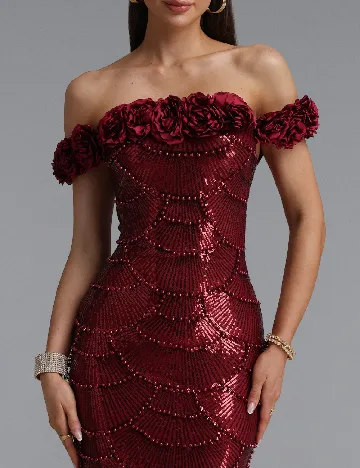 Rochie lunga SHEIN, rosu