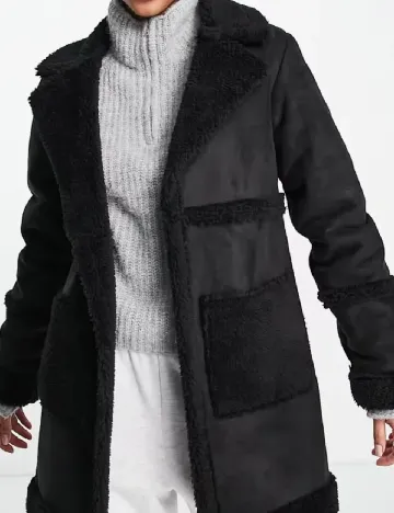 Palton Threadbare, negru