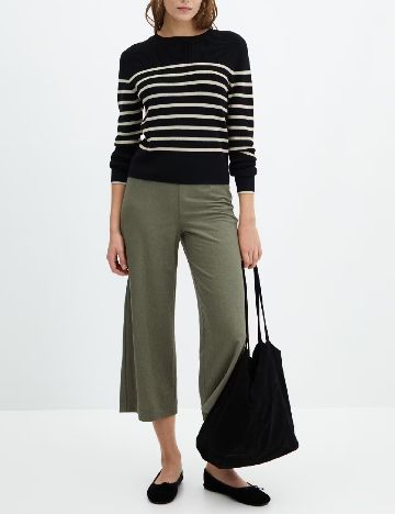Pantaloni Mango, verde