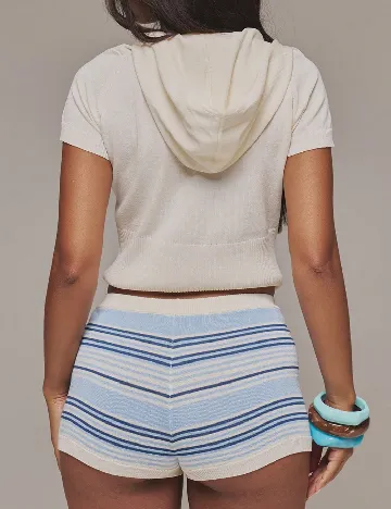 Compleu Musera, alb/albastru