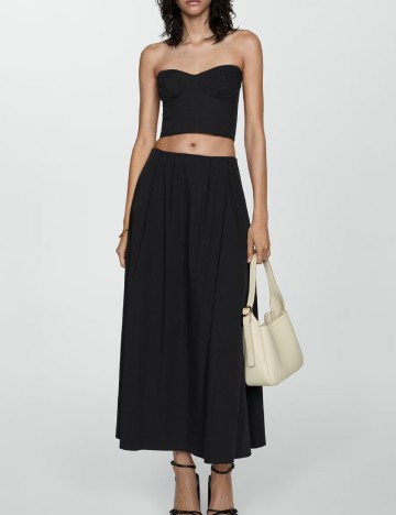 Fusta Mango, negru