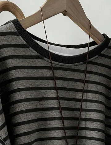 Bluza SHEIN, gri/negru