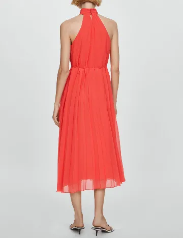 Rochie medie Mango, corai