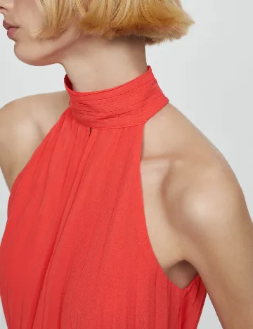 Rochie medie Mango, corai