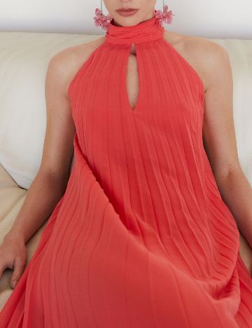 Rochie medie Mango, corai