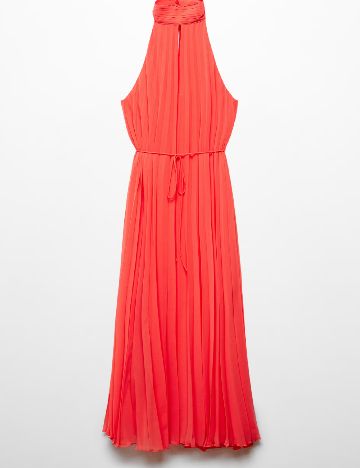 Rochie medie Mango, corai