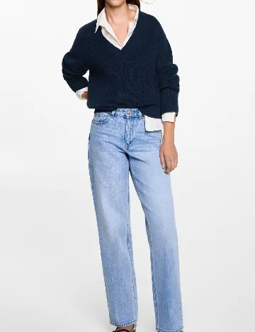 Pulover Mango, bleumarin