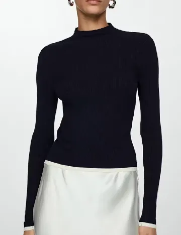 Bluza Mango, bleumarin