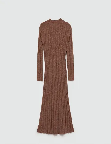 Rochie medie Mango, maro
