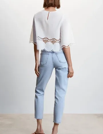 Bluza Mango, alb