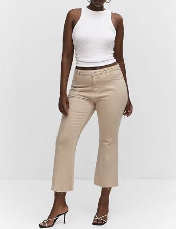 Blugi Mango, crem