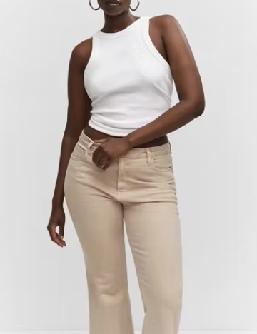Blugi Mango, crem