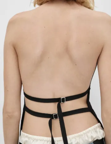Top Mango, negru