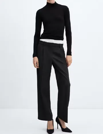 Bluza Mango, negru