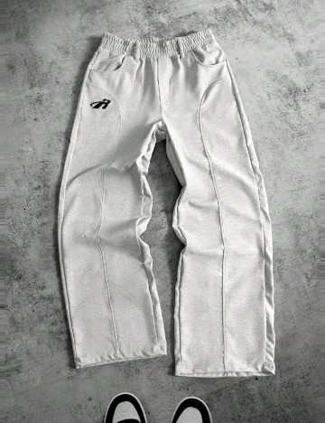 Pantaloni Romwe, gri