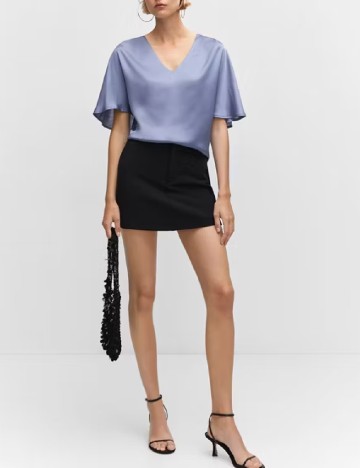Bluza Mango, albastru