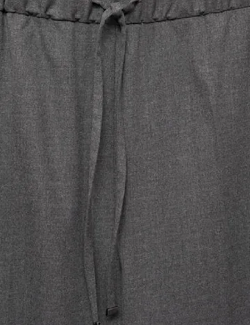 Pantaloni Mango, gri inchis