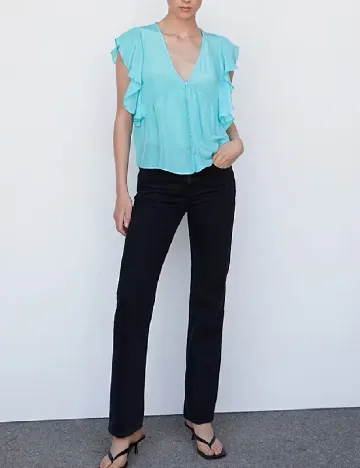 Bluza Mango, albastru